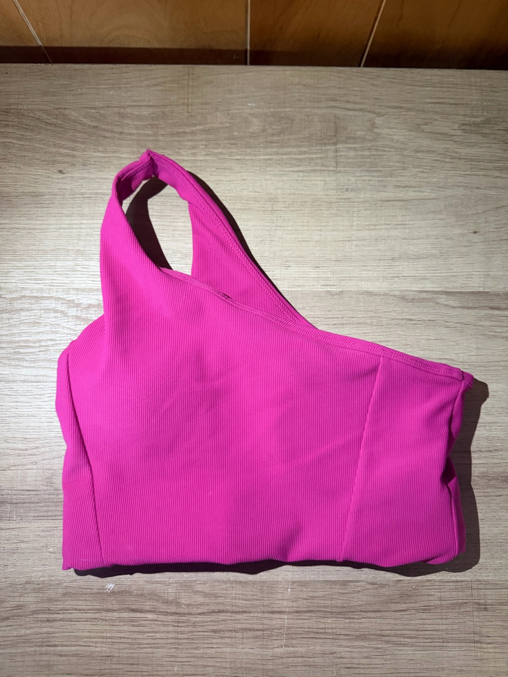 WILO One Shoulder Sports Bra Pink XS